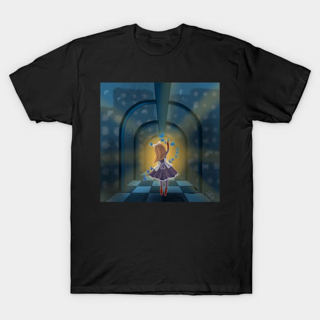 Light my way - bioshock T-Shirt by Sakusabi